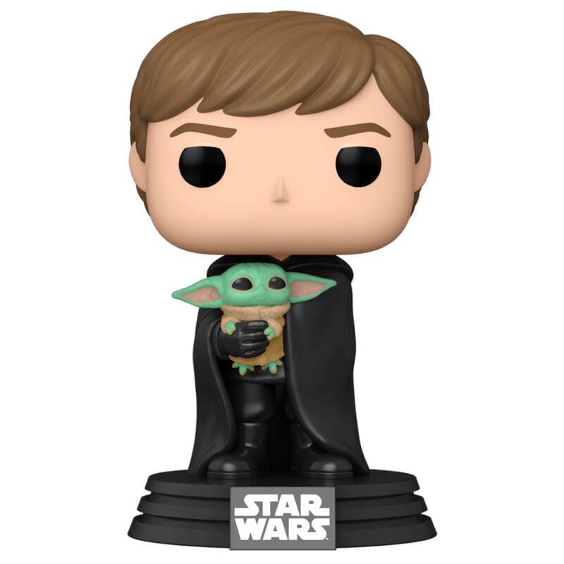Funko Pop Luke y Bbay Yoda Grogu Funko Pop Luke y Bbay Yoda Grogu