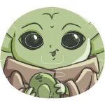 mascarilla facial baby yoda