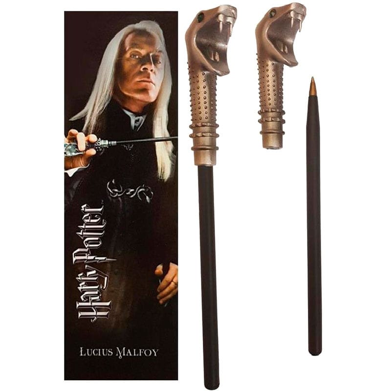 Varita boligrafo y marcapaginas Lucius Malfoy Harry Potter Varita boligrafo y marcapaginas Lucius Malfoy Harry Potter
