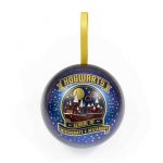 ADORNO DE NAVIDAD BOLA HARRY POTTER CON REGALO COLGANTE HOGWARTS SCHOOL