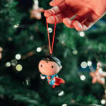 Set Adornos Navidad Dc Comics Superman Wonder Woman Y Aquaman