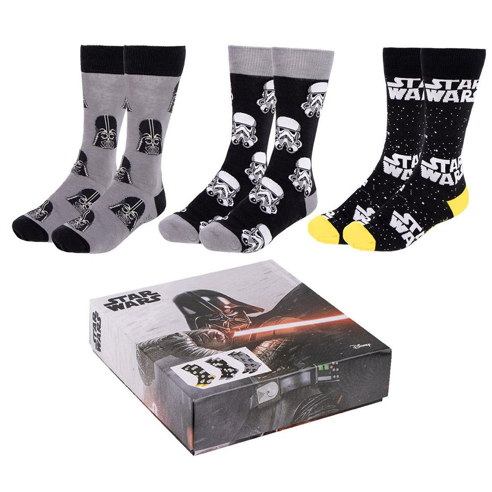 Pack de 3 calcetines Star Wars Talla 35/41