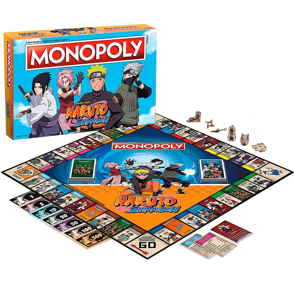Juego monopoly Naruto Shippuden Juego monopoly Naruto Shippuden
