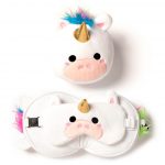 Almohada viaje antifaz Unicornio