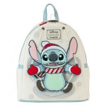 Mochila glitter Holiday Snow Angel Stitch Disney Loungefly 26cm