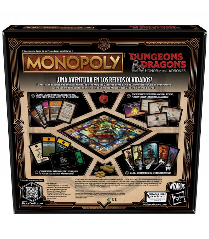 Juego mesa Monopoly Dungeons & Dragons