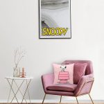 Cojin Caseta Rosa Snoopy