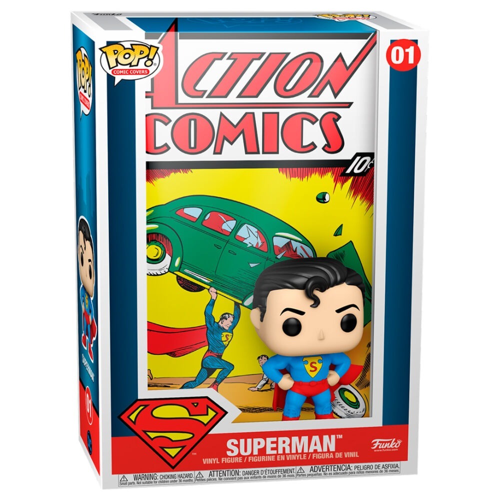 Figura POP Comic Cover DC Superman Action Comic Figura POP Comic Cover DC Superman Action Comic