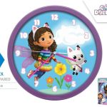 Reloj pared La Casa de Muñecas de Gabby