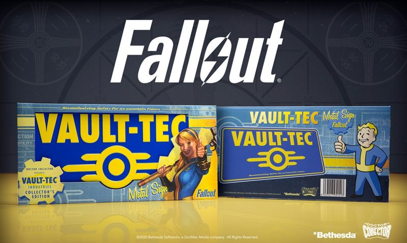 Replica matricula Vault-Tec Fallout