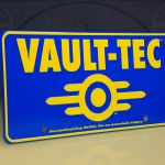 Replica matricula Vault-Tec Fallout