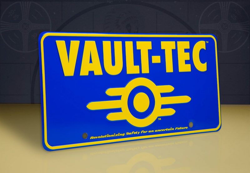 Replica matricula Vault-Tec Fallout