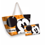 Bolsa y neceser de playa Orange Mickey Disney