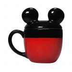 Taza 3D con tapa cuerpo Mickey Mouse 425 ml