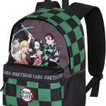 Mochila Akushon Demon Slayer Kimetsu No Yaiba 34cm adaptable