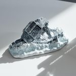 Calendario Perpetuo 3D Star Wars AT-AT Derribado