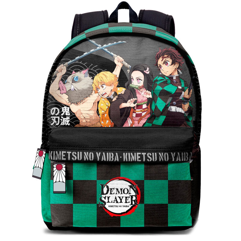 Mochila Akushon Demon Slayer Kimetsu No Yaiba 34cm adaptable Mochila Akushon Demon Slayer Kimetsu No Yaiba 34cm adaptable
