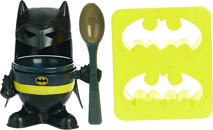 Set vaso para huevo y cortador de tostada Batman Set vaso para huevo y cortador de tostada Batman