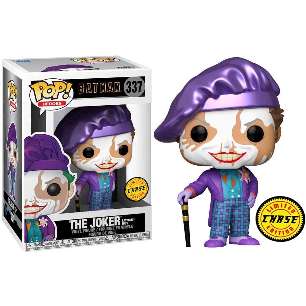 Figura POP DC Comics Batman 1989 Joker with Hat Chase Figura POP DC Comics Batman 1989 Joker with Hat Chase