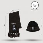 Set gorro y bufanda Miercoles