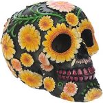 Figura Calavera Día de los Muertos Margaritas 11cm