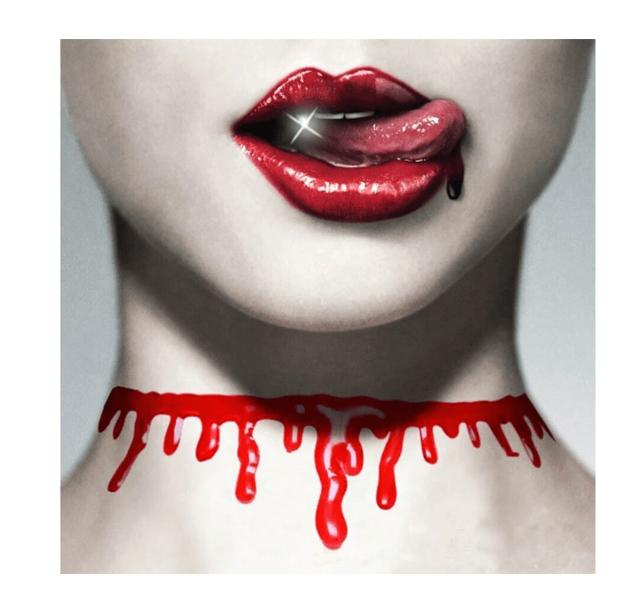 Collar Necklace Sangriento- Halloween Collar Necklace Sangriento- Halloween