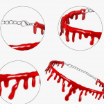 Collar Necklace Sangriento- Halloween