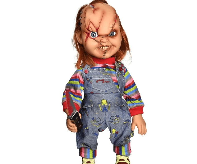 Figura Chucky El Muñeco Diabolico parlante 38cm Figura Chucky El Muñeco Diabolico parlante 38cm