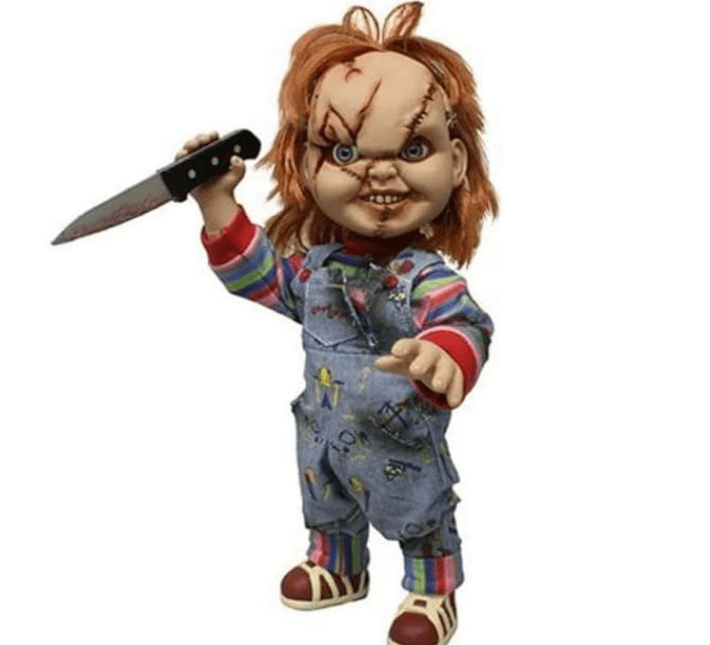 Figura Chucky El Muñeco Diabolico parlante 38cm Figura Chucky El Muñeco Diabolico parlante 38cm