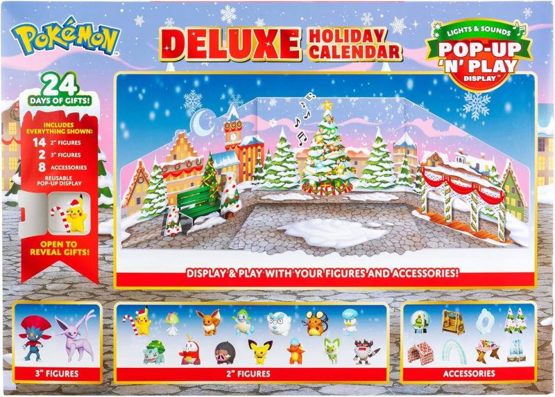 Calendario adviento Deluxe Pokemon luces y sonido