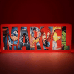 Lampara Marvel Logo