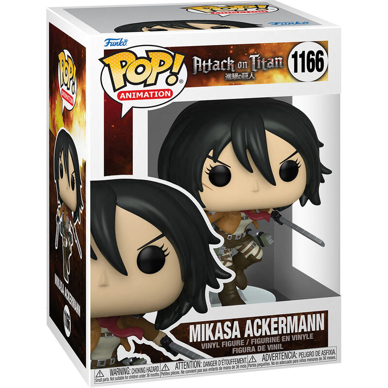 Figura POP Attack On Titan Mikasa Ackermann Figura POP Attack On Titan Mikasa Ackermann