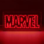 Lámpara LED estilo neón Logo Marvel