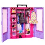 Muñeca Fashionista + Armario Portatil Barbie