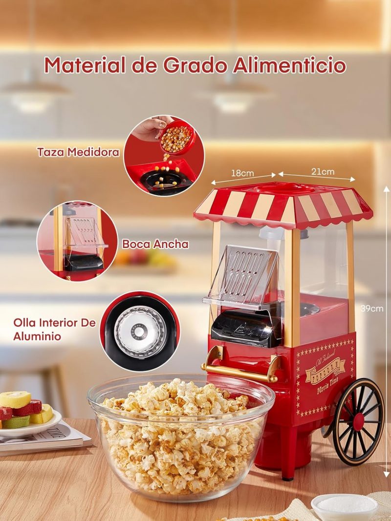 Máquina de Palomitas Retro