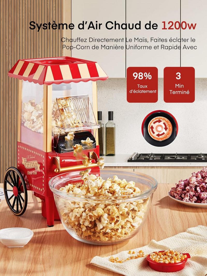 Máquina de Palomitas Retro
