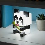Lampara Panda Minecraft 15cm
