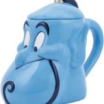 Taza 3D con Tapa Cabeza del Genio