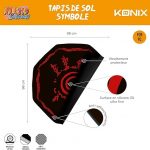 Alfombra Gaming Naruto 98 x 98 cm para Silla de Oficina