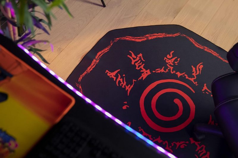 Alfombra Gaming Naruto 98 x 98 cm para Silla de Oficina