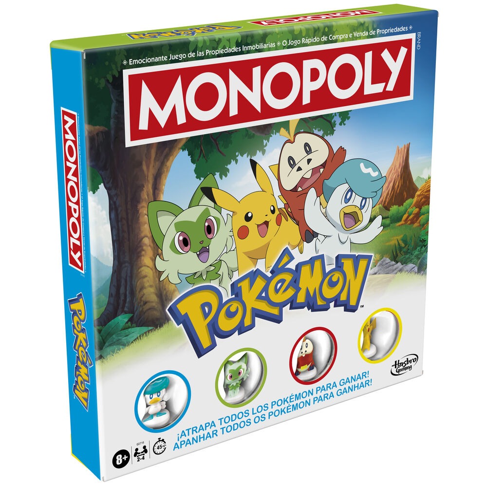 Juego mesa Monopoly Pokemon español Juego mesa Monopoly Pokemon español