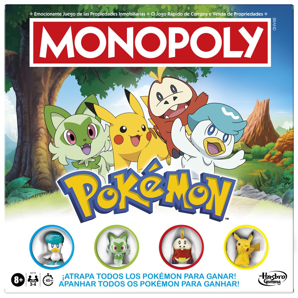 Juego mesa Monopoly Pokemon español Juego mesa Monopoly Pokemon español