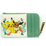 Tarjetero Pikachu & Eevee Floral Loungefly