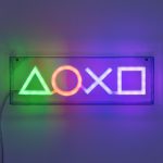 Lámpara LED estilo neón Símbolos Playstation