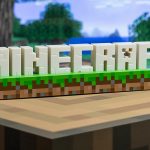 LAMPARA MINECRAFT LOGO