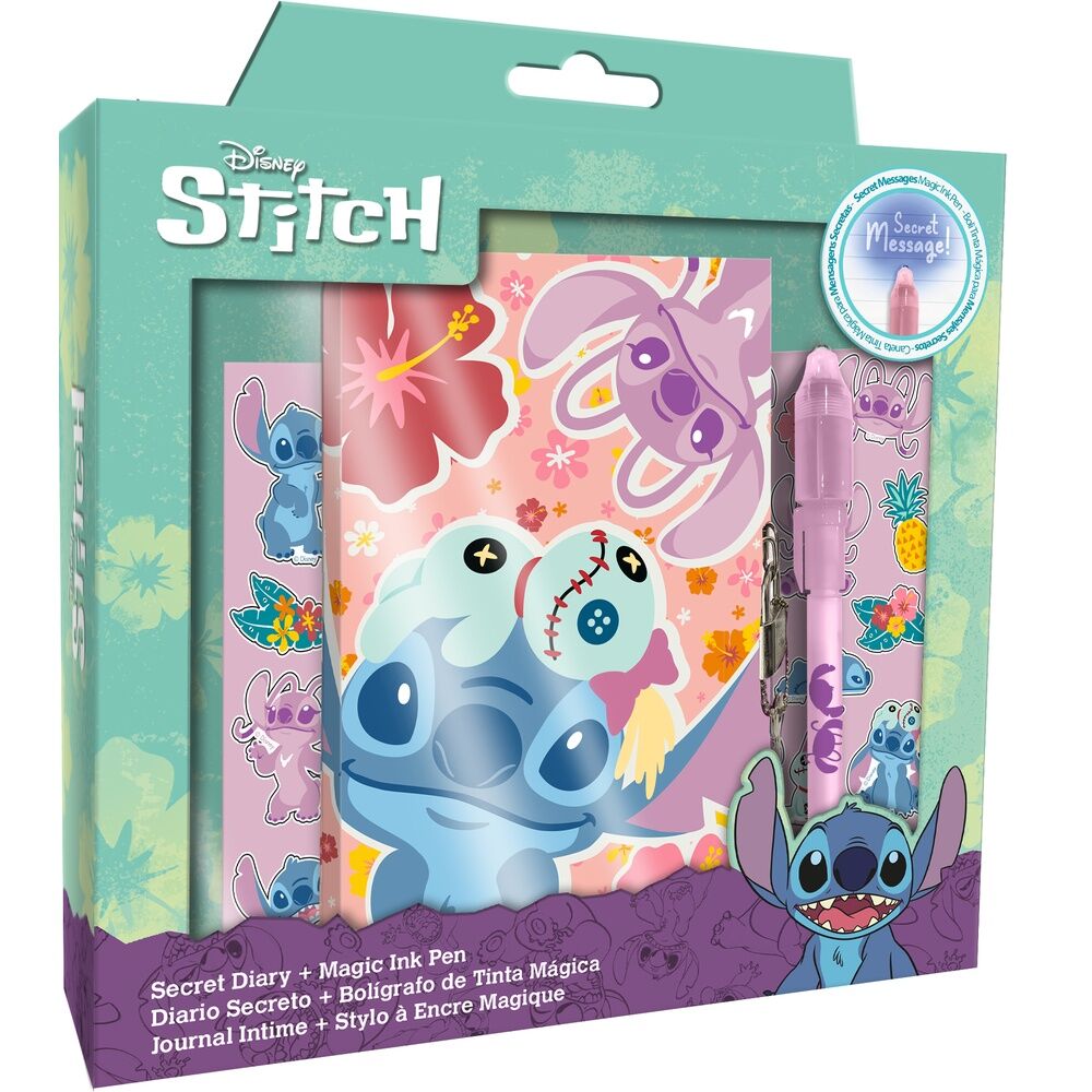 Diario + Boligrafo magico Stitch Disney Diario + Boligrafo magico Stitch Disney