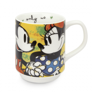 Set de 2 Tazas Mickey con 2 Manteles color verde