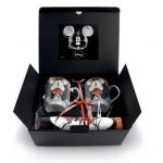 Juego de 2 Tazas Apilables + 2 Manteles de PP Rojo Mickey Mouse