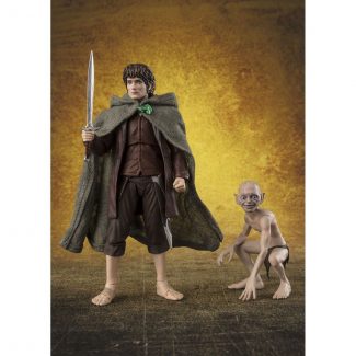 Figura S.H. Figuarts Frodo Baggins & Gollum La Comunidad del Anillo El Señor de los Anillos