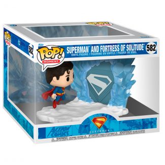 Figura POP Moment DC Comics Superman - Superman and Fortress of Solitude